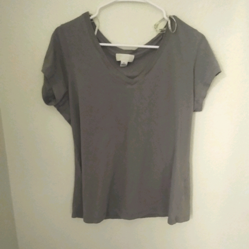 Forever 21 Plus Light Gray Top Size XL